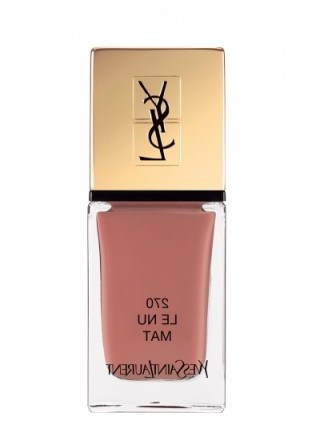 YVES SAINT LAURENT Limited Edition La Laque Couture colour 270. Chic day nails / lacquer / cosmetics / beauty / nail varnish / nude colours / pinks - flipped