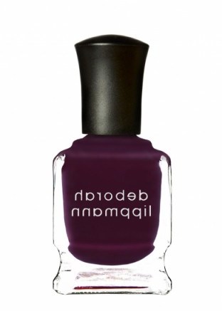 DEBORAH LIPPMANN Nail Lacquer – Miss Independent. Purple nail varnish / blackcurrant / cosmetics / winter beauty / party nails - flipped