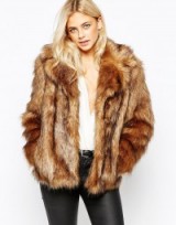 Oasis Faux Fur Coat brown. Luxury style ~ luxe looks ~ glam winter coats ~ glamorous jackets