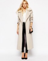 Oasis Formal Duster Coat With Fur Collar mink. Luxury style coats ~ luxe looks ~ winter outerwear ~ long length