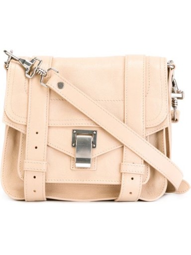 PROENZA SCHOULER small ‘PS1’ satchel nude leather bag. Pale pink bags / designer handbags / luxury accessories
