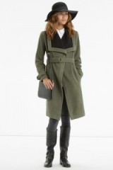 OASIS sian d-ring military coat – winter coats – chic style – stylish fashion