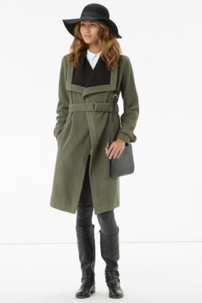 OASIS sian d-ring military coat – winter coats – chic style – stylish fashion - flipped