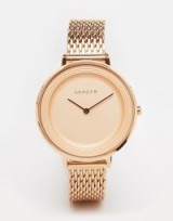 Skagen SKW2334 Gold Ditte Watch. Luxe looks ~ luxury style ~ ladies watches ~ Womens accessories ~ rose gold