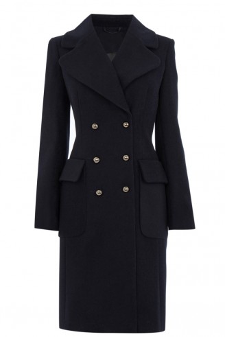 OASIS the seventies coat blue – winter coats – classic style – stylish & smart