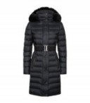Burberry London Abbeydale Puffer Coat in black – as worn by Abbey Clancy out shopping, December 2015. Casual celebrity fashion | winter coats | what celebrities wear