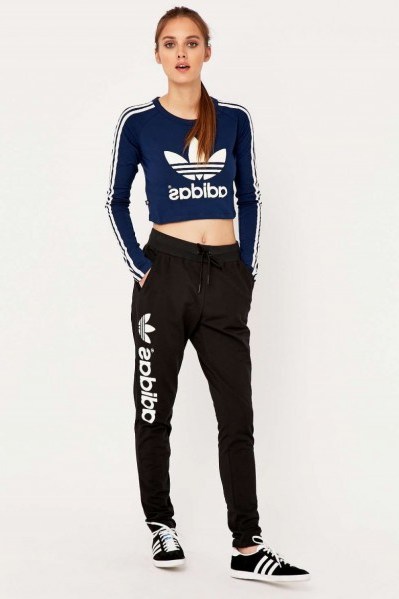 adidas black Light Logo Joggers. Jogging pants | leisurewear | casual fashion | sportswear - flipped