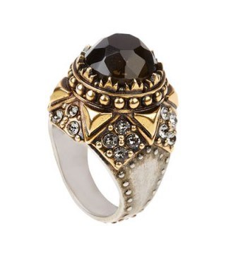 Alexander McQueen Fume Swarovski Ring ~ bling rings ~ make a statement ~ designer jewellery - flipped