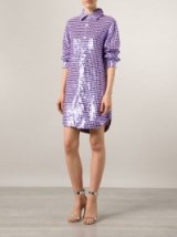 give me this dress & I would be oh so happy! ASHISH purple sequined shirt dress