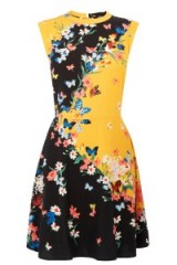 OASIS – BUTTERFLY PLACEMENT SKATER DRESS. Floral dresses ~ flower prints ~ butterflies ~ fashion