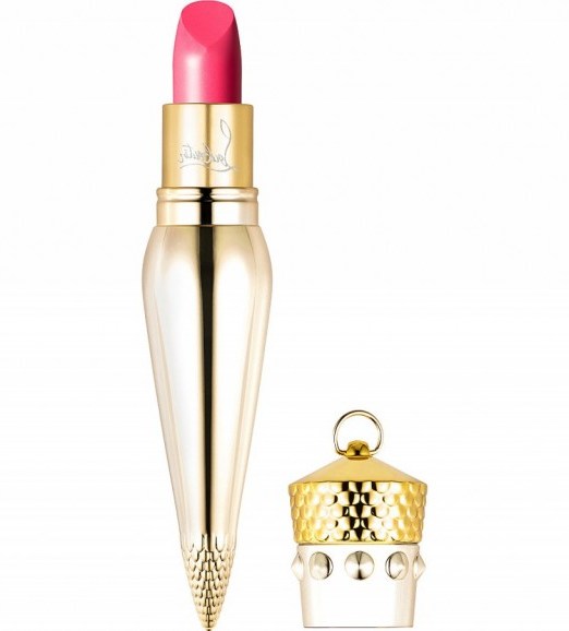 CHRISTIAN LOUBOUTIN Pluminette silky satin lip colour – bright pink lipstick – cosmetics – designer makeup - flipped