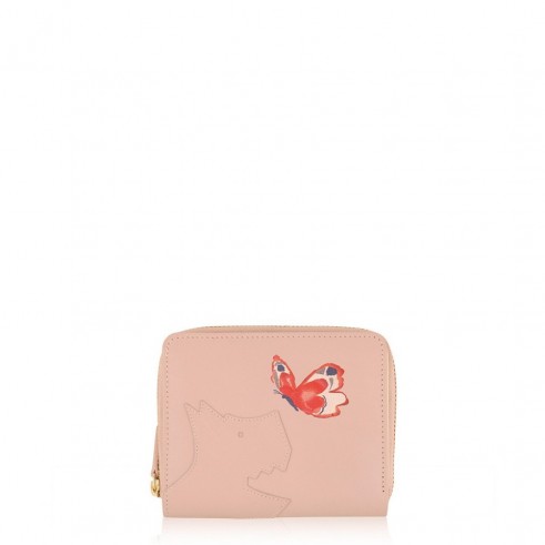 Radley COME FLY WITH ME MEDIUM BIFOLD PURSE sherbet pink – leather purses – womens accessories