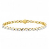 18ct gold 5ct I1 certificated diamond bracelet ~ bling bracelets ~ jewellery ~ make a statement ~ jewels ~ diamonds