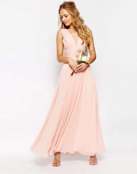 Fame and Partners Valencia Maxi Dress lotus pink – occasion dresses – bridesmaid gowns – wedding fashion - flipped