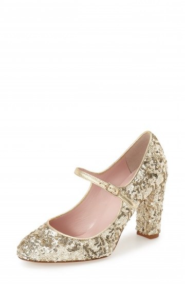 kate spade new york ‘angelique’ mary jane pump. Sequin Mary Janes ~ sequined pumps ~ embellished shoes ~ glittering style - flipped