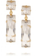 gold plated crystal earrings #bling #sparkle #kennethjaylane #jewellery #statement