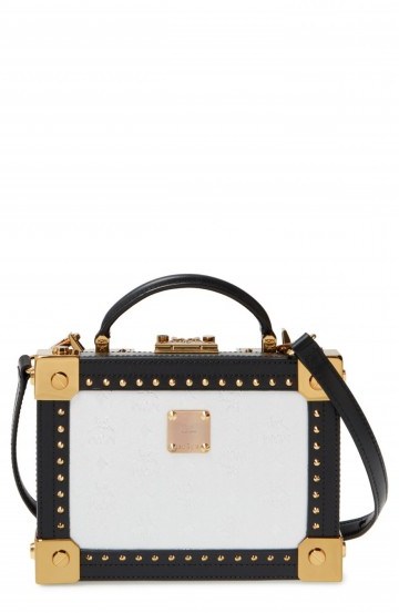 MCM ‘Small Visetos – Berlin Series’ Box Crossbody Bag ~ luxe bags ~ small luxury handbags - flipped