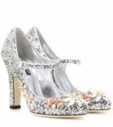 sequin & crystal mary jane pumps #bling #dolce & gabbana #sparklingshoes #sparkle #blingshoes #maryjanes
