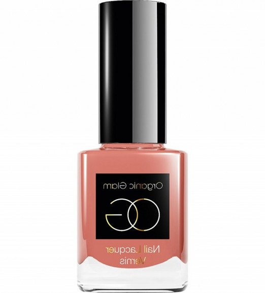 ORGANIC GLAM Nail polish nude pink – cosmetics – makeup – varnish – nail colour - flipped