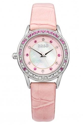 OASIS Pink Croc Strap Watch ~ womens accessories ~ feminine style ~ girly ~ ladies watches - flipped