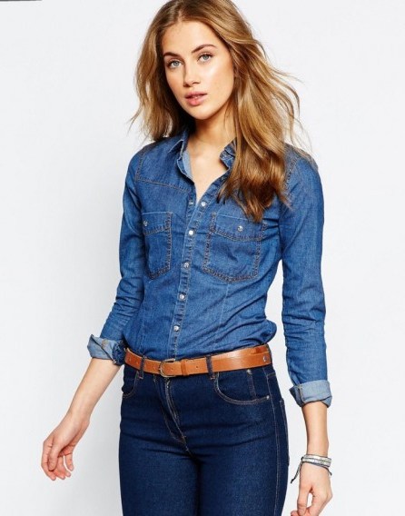 Wardrobe essential – Pull&Bear Blue Denim Shirt. Casual fashion | shirts - flipped