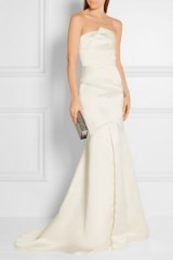 ROLAND MOURET Abella strapless satin gown ~ designer gowns ~ occasion wear ~ glamorous designs ~ evening glamour ~ feel special