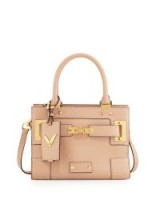 Jennifer Lopez spotted carrying one of these Valentino bags arriving at the Jimmy Kimmel Live studios, 4 Jan 2016 – My Rockstud Mini Top-Handle Tote Bag, Taupe. Designer handbags – celebrity accessories