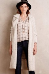 Ysabelle Belted Boucle Coat in ivory by Moth – casual chic – knitted coats – winter fashion – knitwear – neutrals – neutral colours