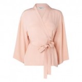 L.K. Bennett Alisa Pink Wrap Front Top – stylish fashion – kimono style tops