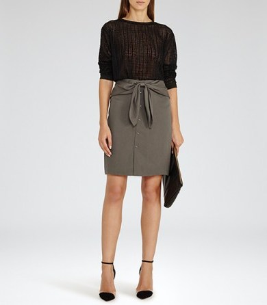 DAKOTA bow detail skirt – reiss fashion – chic skirts – style - flipped
