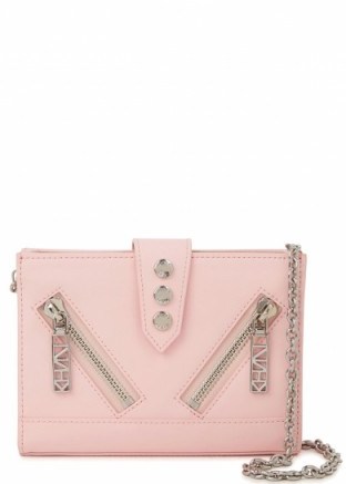 KENZO Kalifornia light pink leather shoulder bag – spring bags – designer handbags – crossbody – luxe accessories - flipped