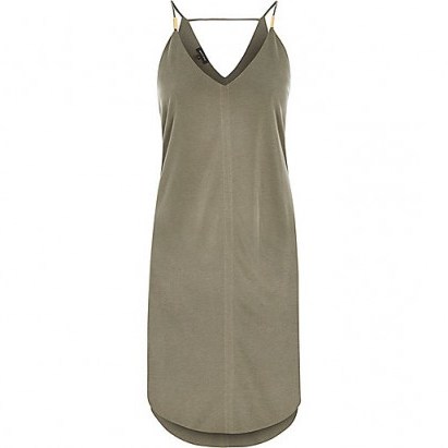 River Island Khaki faux suede slip dress ~ affordable luxe ~ luxury looks ~ going out dresses - flipped