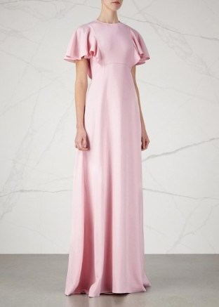 GIAMBATTISTA VALLI Light pink crepe gown – occasion wear – evening fashion – designer party dresses – event clothing – luxury gowns - flipped