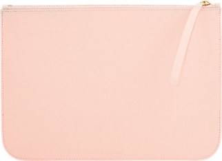 MANSUR GAVRIEL Large Wallet Pouch ~ pink leather clutch bags ~ designer handbags - flipped