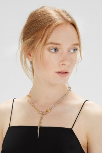 Warehouse short knot detail necklace. Affordable luxe – luxury looks – fashion necklaces – jewellery - flipped