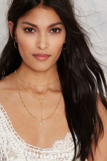Shard Shooter Arrow Necklace. Nasty Gal jewellery | multi layered necklaces | fashion jewelry - flipped