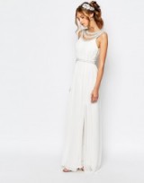 TFNC Bridal Maxi Dress with Embellishment – white wedding dresses – summer style bridal gowns – affordable wedding gown