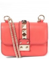VALENTINO MINI PINK ROCKSTUD SHOULDER BAG ~ designer leather bags ~ stud handbags