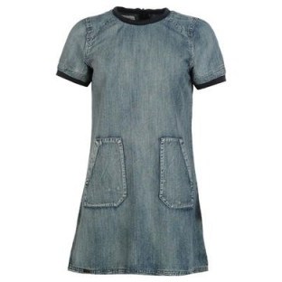 Bellfield Denim Shift Dress. Casual dresses | summer fashion - flipped