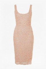 French Connection CELIA SEQUINNED BODYCON DRESS apricot spritz – party dresses – fitted fashion – style – occasion wear