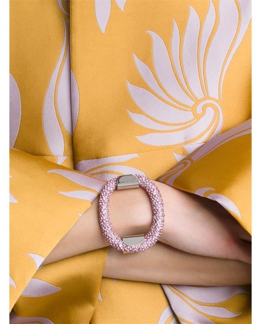 DRIES VAN NOTEN Swarovski Crystal Bracelet ~ pink crystals ~ designer bracelets ~ fashion jewellery ~ love bling - flipped