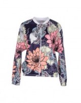 GHIGO by EFFE bomber jacket. floral print jackets | casual fashion | prints