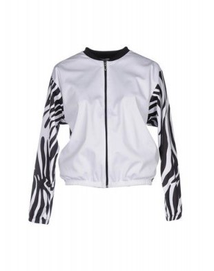 GHIGO by EFFE bomber jacket. Casual jackets | weekend fashion | animal print | zebra stripes | prints - flipped