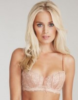 Heidi Klum Intimates Sofia Contour Bra cameo ~ lace bras ~ lingerie