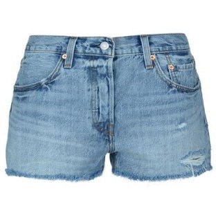 Levis 501 Womens Shorts. Ripped denim | casual fashion | holiday clothing | summer | day wear | festival | distressed - flipped