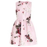 REDValentino Pink Cherry Dress – fit & flare – printed party dresses – occasion wear – designer fashion