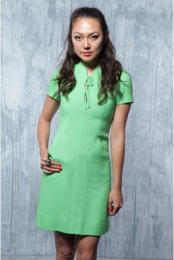 Original Vintage 1960s Dior Shift Dress in green. 60s mini dresses – retro designer fashion – Rock My Vintage - flipped