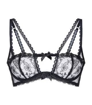 Agent Provocateur Rosa Bra ~ luxury underwear ~ lace bras - flipped