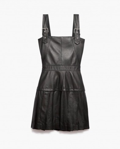 The Kooples Leather Dress in black – as worn by Alesha Dixon when she appeared on This Morning, 7 April 2016. - flipped