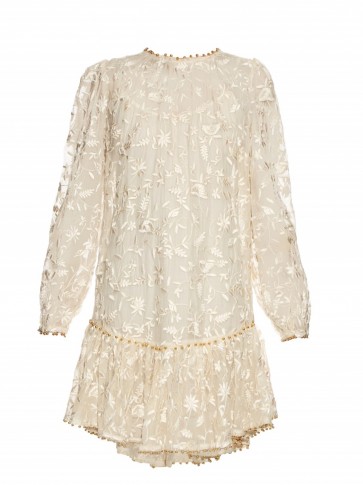ZIMMERMANN Master drop-waisted embroidered dress ~ luxe ~ luxury ~ fashion ~ dresses